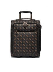 Guess Walizka kabinowa TWGP98 90972 Brązowy. Brązowe walizki damskie Guess, z aplikacjami, ze skóry. Za 659.99 zł.