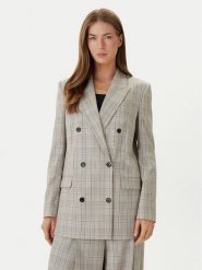 BOSS Marynarka Jukana1 50555334 Beżowy Regular Fit. Brązowe marynarki i żakiety damskie Boss, bez wzorów, z wełny, bez kołnierzyka, bez ramiączek. Za 2,199.00 zł.