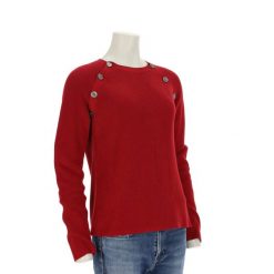 Second life - Lauren Ralph Lauren sweter damski - Jak nowy. Czerwone swetry nierozpinane damskie Ralph Lauren, l, bez wzorów, z dresówki, sportowe, bez kołnierzyka, bez ramiączek. Za 127.76 zł.