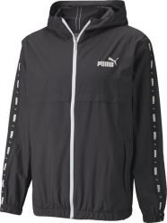 Kurtka męska Puma ESS+TAPE Windbreaker czarna r. M. Czarne kurtki męskie Puma, m, bez wzorów, bez kaptura. Za 232.37 zł.