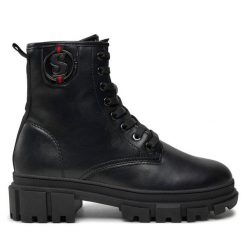 Trapery s.Oliver. Czarne trapery damskie S.Oliver, bez zapięcia. Za 309.99 zł.