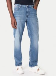 Tommy Hilfiger Jeansy Denton MW0MW41886 Niebieski Straight Fit. Niebieskie jeansy męskie Tommy Hilfiger, z bawełny. Za 409.99 zł.