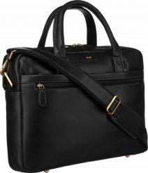 Torba Peterson Skórzana, męska torba na laptopa. Torby na laptopa damskie Peterson, bez wzorów. Za 874.68 zł.