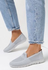 Szare Tenisówki Dubost. Szare trampki i tenisówki damskie Born2be, bez wzorów, bez zapięcia. Za 44.99 zł.