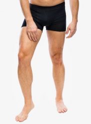 Bokserki termoaktywne męskie Sensor Merino Air 3-Pack Boxers. Brązowe bokserki męskie Sensor, bez wzorów, z materiału. Za 403.69 zł.