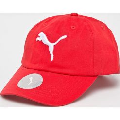 Puma - Czapka. Czerwone czapki damskie Puma, bez wzorów, z bawełny. W wyprzedaży za 39.90 zł.