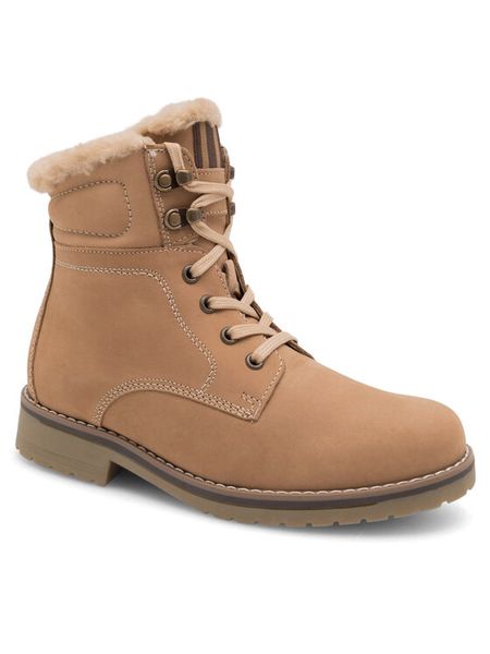 Lasocki Trapery WI12-GINA-01 Beżowy. Brązowe trapery damskie Lasocki, z nubiku, bez zapięcia. Za 269.99 zł.