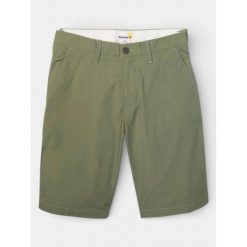 Szorty Męskie Timberland Straight. Zielone szorty męskie Timberland, bez wzorów. Za 351.45 zł.