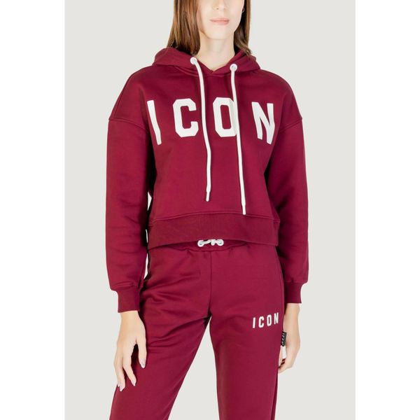 Bluza Kobieta ICON. Czerwone bluzy damskie ICON, bez wzorów, z tkaniny, bez ramiączek, bez kaptura. W wyprzedaży za 286.40 zł.