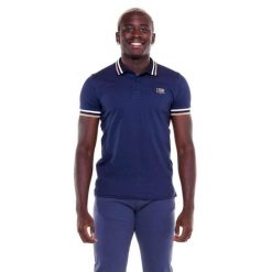 Koszulka polo z bawełna na co dzień na siłownię. Niebieskie koszulki sportowe męskie LEONE 1947 APPAREL, m, bez wzorów, z bawełny, bez ramiączek, na fitness i siłownię. Za 136.83 zł.