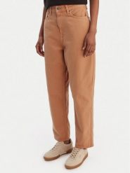 Quiksilver Jeansy EQWNP03065 Koralowy Baggy Fit. Pomarańczowe jeansy damskie Quiksilver, bez wzorów, z bawełny. Za 209.99 zł.