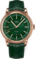 Zegarek Aviator Zegarek męski Aviator V.3.32.2.237.4 zielony. Zielone zegarki męskie AVIATOR, bez wzorów. Za 5,150.00 zł.