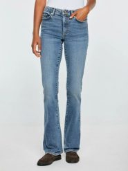 Jeansy damskie bootcut niebieskie anela 488. Niebieskie jeansy damskie BIG STAR, bez wzorów, z denimu, klasyczne, z podwyższonym stanem. Za 299.99 zł.