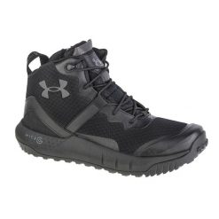 Buty trekkingowe Under Armour Micro G Valsetz Wp. Czarne buty zimowe męskie Under Armour, bez wzorów, bez obcasa, bez zapięcia. Za 546.50 zł.