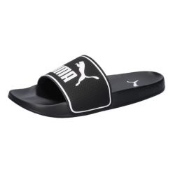 Puma Leadcat 2.0 - Klapki kąpielowe czarno-białe unisex. Białe klapki damskie Puma, bez wzorów, z materiału, bez zapięcia. Za 108.35 zł.