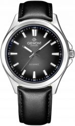 Zegarek Giewont Zegarek Męski Giewont Elegance Sapphire Czarny GW5160-A2. Czarne zegarki męskie Giewont, bez wzorów. Za 156.39 zł.