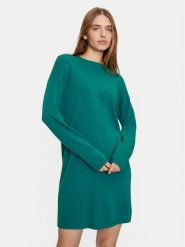 United Colors Of Benetton Sukienka dzianinowa 1044DV01S Zielony Regular Fit. Zielone sukienki damskie United Colors Of Benetton, s, bez wzorów, z dzianiny, bez kołnierzyka, bez ramiączek. Za 239.99 zł.
