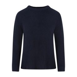 Damski Sweter Z Dzianiny W Prążki. Niebieskie swetry nierozpinane damskie Urban Classics, xs, bez wzorów, z dzianiny, bez kołnierzyka, bez ramiączek. Za 137.99 zł.