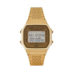 Zegarek Casio. Żółte zegarki męskie Casio, bez wzorów, złote. Za 399.99 zł.