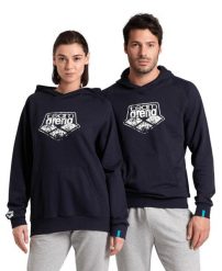 Bluza z kapturem Arena Graphic. Niebieskie bluzy damskie ARENA, s, bez wzorów, z materiału, eleganckie, bez ramiączek, z kapturem. Za 362.50 zł.