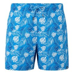 Szorty Kąpielowe Męskie LIść Tkanina Seersucker Loras. Niebieskie kąpielówki męskie Regatta, bez wzorów, z tkaniny, sportowe. Za 68.99 zł.