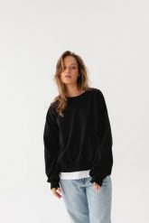 BLUZA JESS CZARNA One size - Flawless. Czarne bluzy damskie Flawless, s, bez wzorów, z bawełny, bez ramiączek, bez kaptura. Za 319.00 zł.