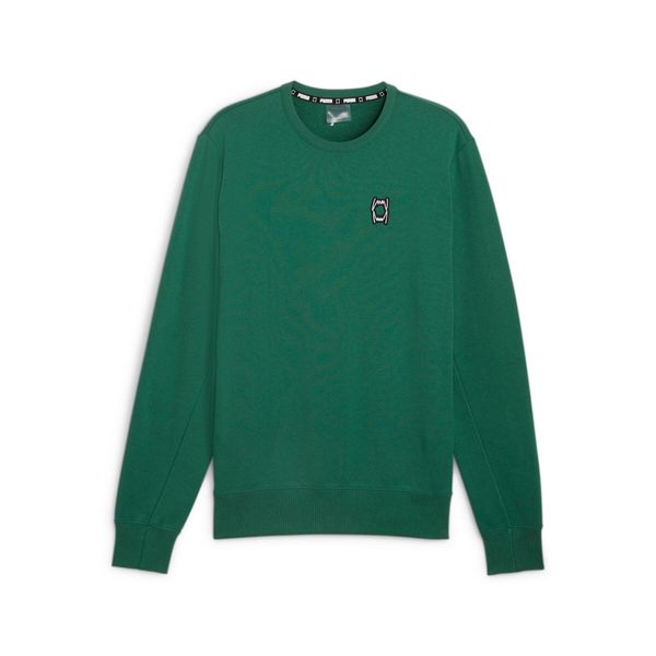 Puma Bluza Pivot Crewneck 62478201. Zielone bluzy męskie Puma, m, bez wzorów, bez ramiączek, bez kaptura. Za 195.99 zł.
