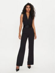 Marciano Guess Kombinezon 4GGK54 8080Z Czarny Flare Fit. Czarne sukienki damskie Marciano Guess, z aplikacjami, z syntetyku, bez kołnierzyka, bez ramiączek. Za 1,329.00 zł.