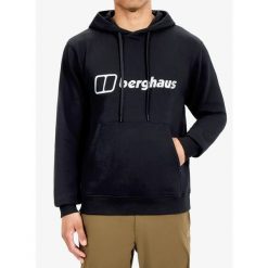 Bluza z kapturem męska Berghaus Logo Hoody Light. Czarne bluzy męskie Berghaus, m, bez wzorów, z kapturem. Za 357.49 zł.