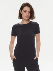 Weekend Max Mara T-Shirt Multib 2415971011 Granatowy Regular Fit. Niebieskie t-shirty damskie Weekend Max Mara, s, bez wzorów, z bawełny, bez kołnierzyka, bez ramiączek. Za 299.99 zł.