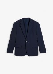 Marynarka modułowa, regular fit. Brązowe garnitury męskie bonprix, m, bez wzorów, bez kołnierzyka, bez ramiączek. Za 279.99 zł.