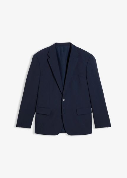 Marynarka modułowa, regular fit. Brązowe garnitury męskie bonprix, m, bez wzorów, bez kołnierzyka, bez ramiączek. Za 269.99 zł.