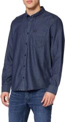 MĘSKA KOSZULA LEE BUTTON DOWN REGULAR FIT BLUEPRINT L880CQLH 112123026. Koszule męskie Lee, l, bez wzorów, bez kołnierzyka, bez ramiączek. Za 129.99 zł.