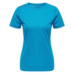 Koszulka damska Newline core functional. Niebieskie bluzki damskie Newline, xs, bez wzorów, sportowe, bez kołnierzyka, bez ramiączek. Za 124.50 zł.