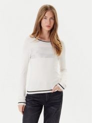 Liu Jo Sport Sweter TF5209 MS49I Écru Regular Fit. Swetry nierozpinane damskie Liu Jo Sport, l, bez wzorów, z wiskozy, sportowe, bez kołnierzyka, bez ramiączek. Za 719.99 zł.